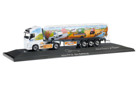 Herpa 121712 Volvo FH Gl. Silo-Sattelzug 