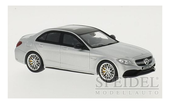 Spark B66960401 Mercedes AMG C 63 S (W205), matt-silber 1:43