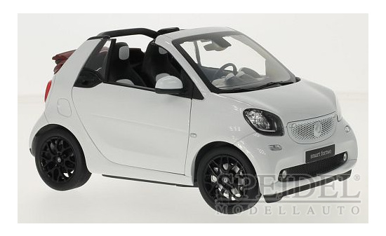 Norev B66960291 Smart fortwo Cabrio (A453), weiss, Softtop liegt bei 1:18