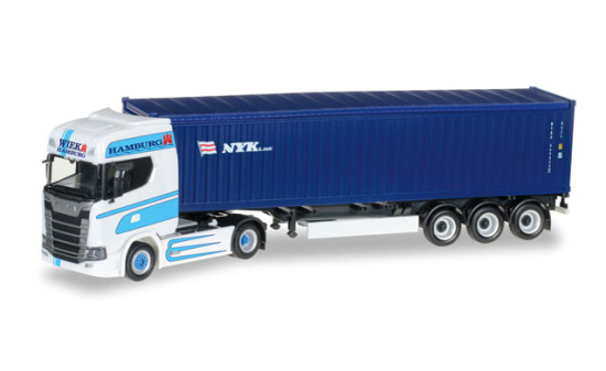 Herpa 306942 Scania CS 20 HD Container-Sattelzug 