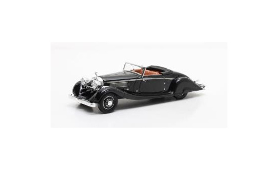 Matrix Scale Models 50806-011 Hispano Suiza K6 Cabrio Brandone 1935 Black 1:43