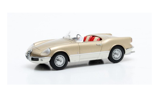 Matrix Scale Models 50102-091 Alfa Romeo Giulietta Spider Bertone 1956 Goud Metallic 1:43