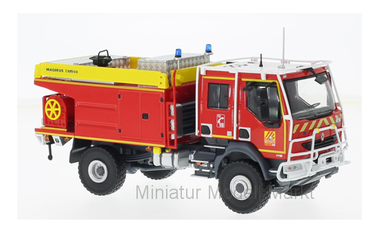 Eligor 115016 Renault Midlum Cabine Profonde, CCF Magirus Camiva-SDIS 66 1:43