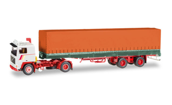 Herpa 071338 Volvo F12 Planen-Sattelzug 