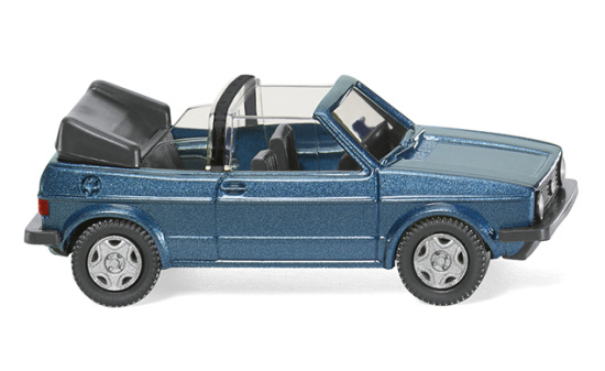 Wiking 004604 VW Golf I Cabrio - oceanic blue metallic 1:87