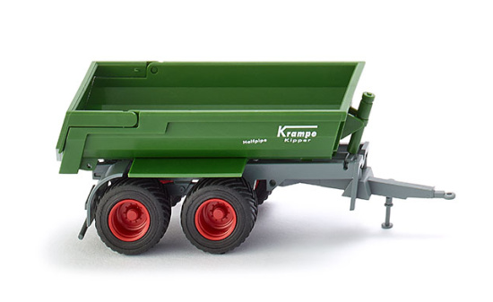 Wiking 038811 Krampe Halfpipe-Muldenkipper - grün 1:87