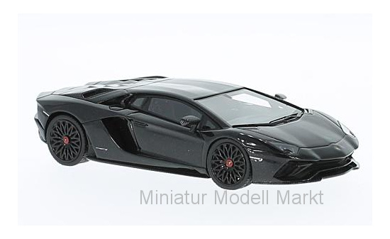Look Smart LS468F Lamborghini Aventador S, metallic-schwarz 1:43