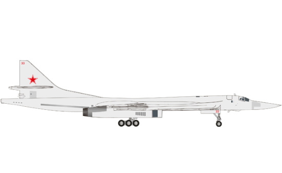 Herpa 558785 Soviet Air Force Tupolev TU-160 
