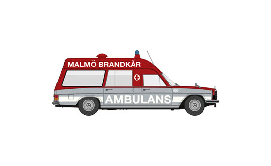 Brekina 13815 MB /8 KTW Ambulans Malmö Brandkar 