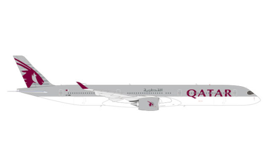 Herpa 559232 Qatar Airways Airbus A350-1000 - Vorbestellung 1:200