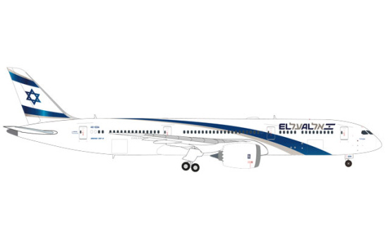 Herpa 559249 EL AL Boeing 787-9 Dreamliner 1:200