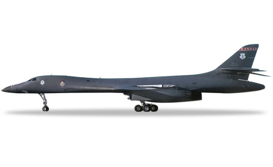 Herpa 559263 U.S. Air Force Rockwell B-1B Lancer - Kansas ANG, 127th BS, 184th BW, McConnell AFB 