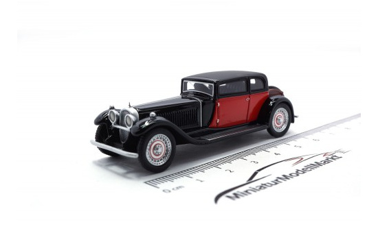 BoS-Models 87331 Bugatti Type 41 Royale by Weymann, schwarz/rot, RHD, 1929 1:87