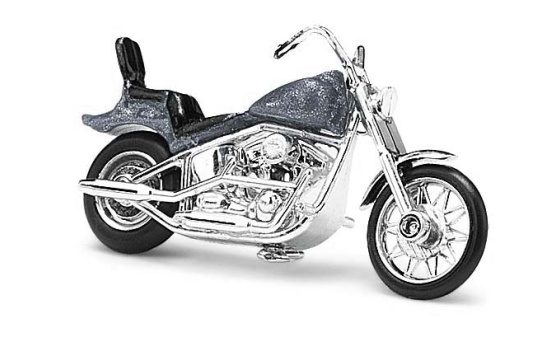 Busch 40157 US Motorrad grau-metallic     - Vorbestellung 