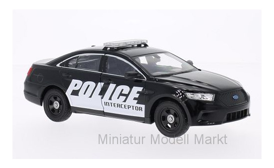 Welly 24045-BLACK Ford Interceptor,  Police 1:24