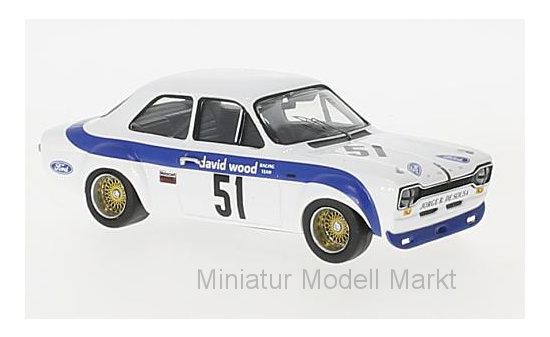 Trofeu RRAC07 Ford Escort MKI, No.51, David Wood Racing Team, Vila do Conde, J-R.de Sousa, 1973 1:43