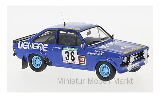 Trofeu RRAL62 Ford Escort MKII, No.36, Venere/Publimmo, Rallye Portugal, Ray/P.Gandolfo, 1980 1:43
