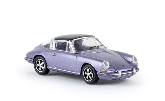 Brekina 16261 Porsche 911 F Targa, metallic-violett 1:87