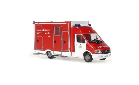 Rietze 61573 WAS Mercedes-Benz Sprinter RTW Feuerwehr Münster 1:87