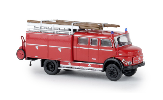 Brekina 47130 Mercedes LAF 1113 LF 16, Feuerwehr, mit Klappen, 1968 1:87