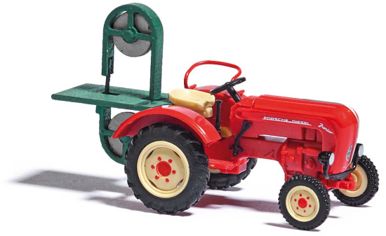 Busch 50011 Traktor Porsche Jun.Bandsäge  - Vorbestellung 