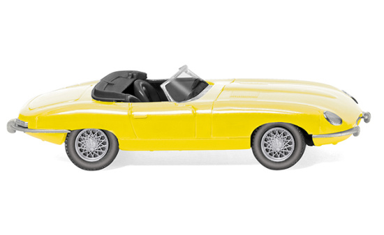 Wiking 081706 Jaguar E-Type Roadster - gelb 1:87
