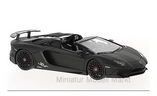 Look Smart LS454C Lamborghini Aventador LP 750-4 Superveloce Roadster, matt-schwarz 1:43