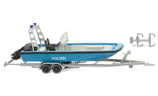 Wiking 009545 Polizei - Mehrzweckboot MZB 72 (Lehmar) 1:87