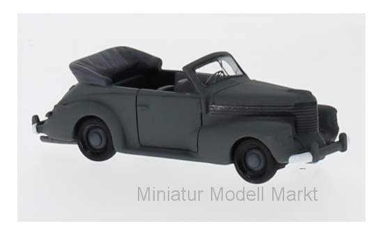 BoS-Models 87626 Opel Kapitän Cabriolet, matt-grau, Wehrmacht, 1940 1:87