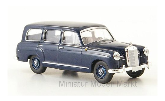 Brekina 91345 Mercedes 180 Kombi (W 120), dunkelblau, ohne Kartonschuber, 1956 1:87