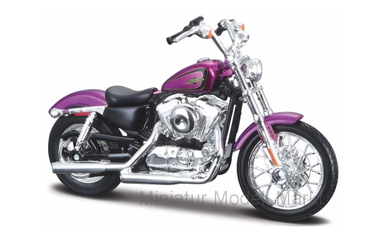 Maisto 20-18864VIOLET Harley Davidson XL 1200V Seventy-Two, metallic-violett, 2013 1:18