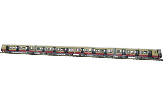 Rietze S11001 Stadler/Siemens BR 484 Fahrmodell S-Bahn Berlin Wagennr. 484 001 4tlg. Halbzug, 1:87 1:87