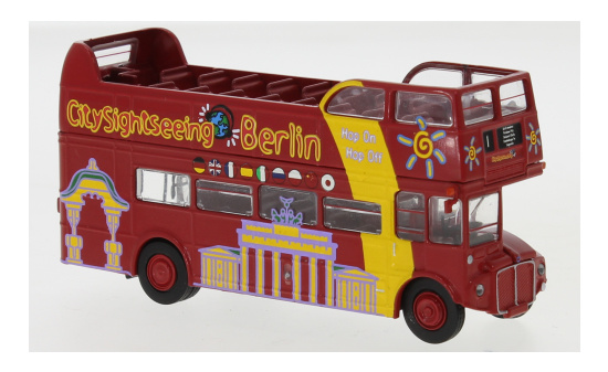 Brekina 61104 AEC Routemaster offen, City Sightseeing Berlin, Ep. V, 1960 1:87