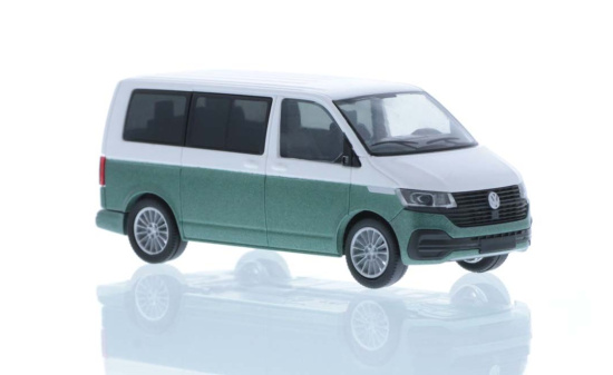 Rietze 11674 Volkswagen T6.1 Bus KR candyweiß/bay leaf green, 1:87 1:87