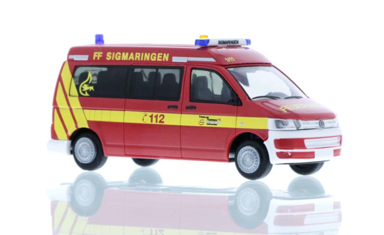 Rietze 53648 Volkswagen T5 ´10 FW Sigmaringen, 1:87 1:87
