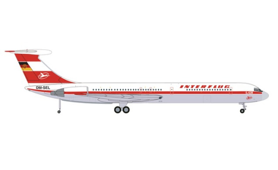 Herpa 571708 Interflug Ilyushin IL-62M DM-SEL  1:200