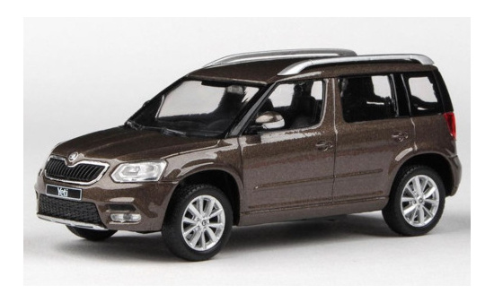 Abrex ABR143AB-031YI Skoda Yeti FL - braun (Metallic) - Vorbestellung 1:43