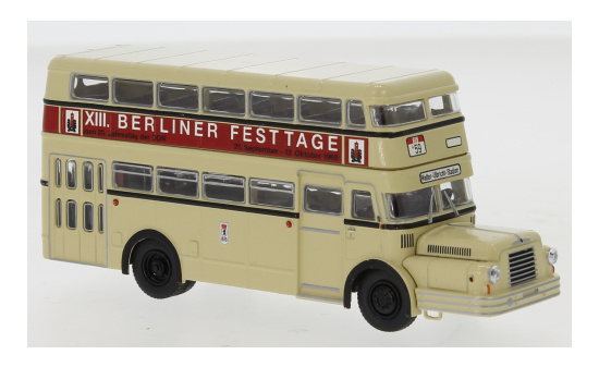 Brekina 61208 IFA Do 56 Bus, BVG - Berliner Festtage, 1960 1:87