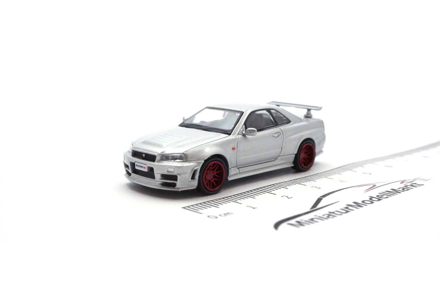 Nissan Skyline GT-R (R34) - Silber - 1:87 - Micro City (MC870012