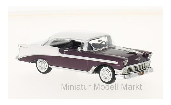 1958-1:43 Neo Chevrolet Bel Air Impala convertible-rojo//blanco #49567