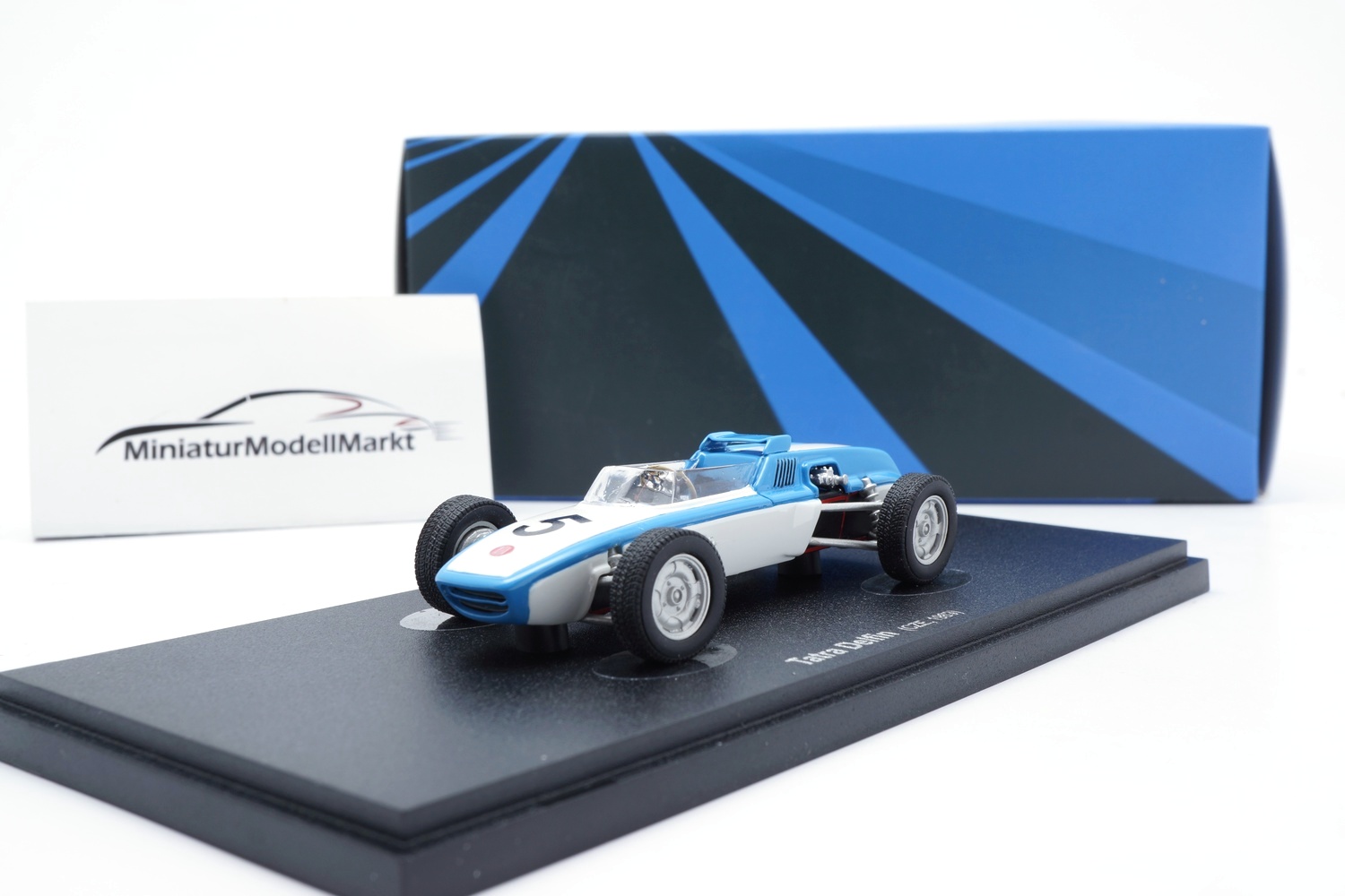 Avenue43 60128 Tatra Delfin #5 blau-weiß/ blue-white 1:43