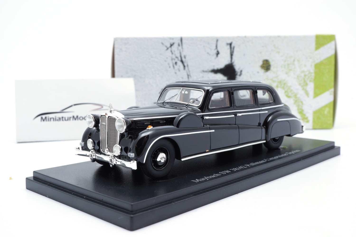 Autocult 05043 Maybach SW 38/42 Pullman-Limousine Spohn - schwarz 1:43
