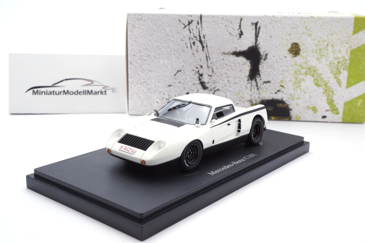 Autocult 06049 Mercedes-Benz C101 Prototyp - weiß 1:43