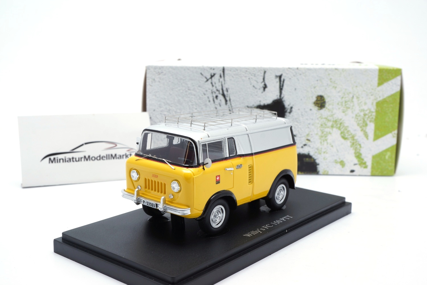Autocult 08019 Willys FC-150 PTT - gelb-silber 1:43