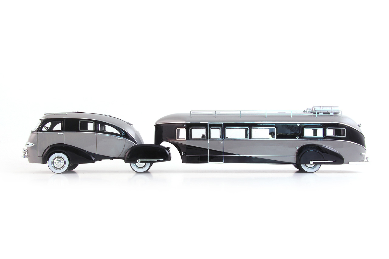 Autocult 09023-2 Zephir Land Yacht - grau-schwarz/ 1:43