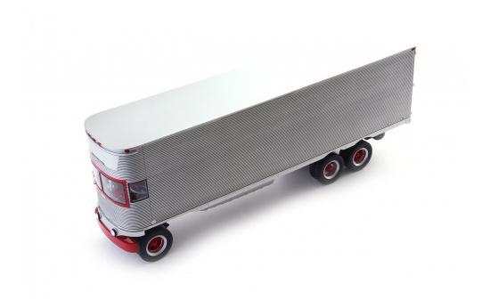 Autocult 11018 Fageol TC Cargo Liner - silber 1:43