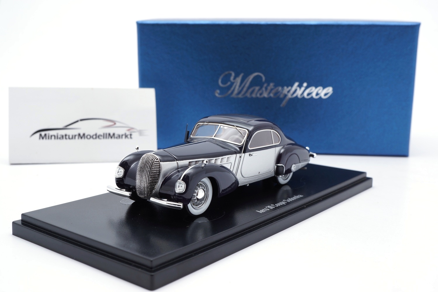 Autocult 90382 Aero 30 Coupe Sodomka - darkblue/silver - 1936 1:43