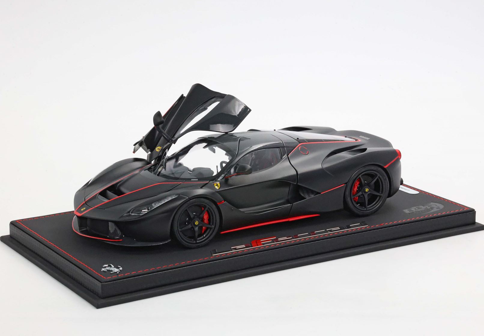 BBR BBR182239 Ferrari LaFerrari Matt black - Fernando Alonso 1:18