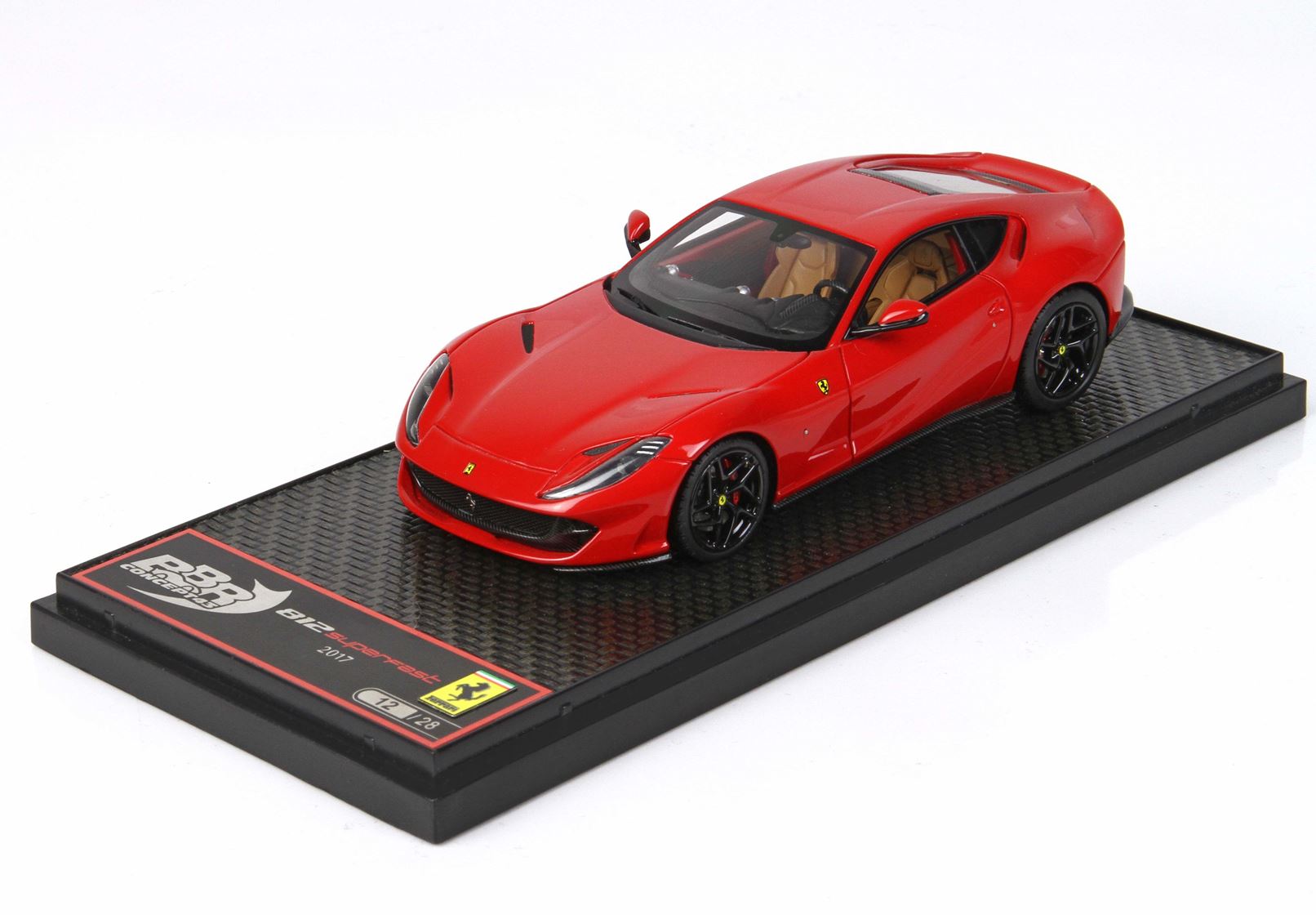 BBR BBRC198G1 Ferrari 812 Superfast  - Red Corsa 322 1:43