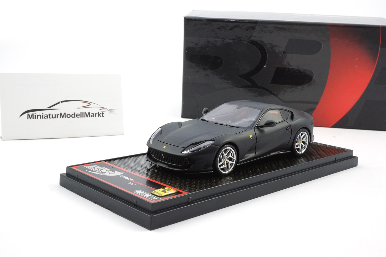 Ferrari BBRC198MB1 Ferrari 812 Superfast - Matt Black 1:43